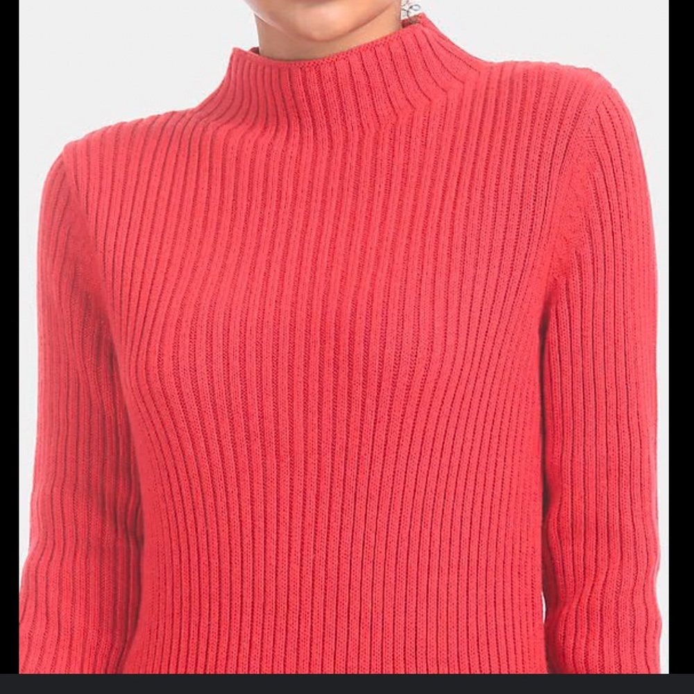 GAP Women's Red Turtleneck Sweater